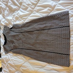 J Crew navy white and red work dress size 12